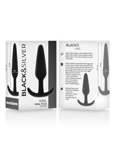 BLACKSILVER - KAEL PLUG ANAL SILICONA CON ASA...