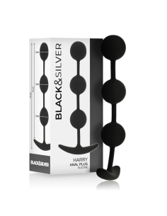 BLACKSILVER - HARRY ROSARIO ANAL 3 ESFERAS SILICONA 14 CM