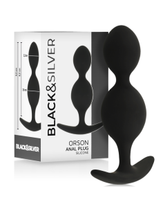 BLACKSILVER - ORSON PLUG SILICONA 2 ONDAS ANALES 9 CM