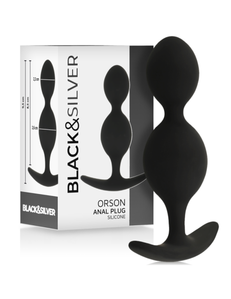 BLACKSILVER - ORSON PLUG SILICONA 2 ONDAS ANALES 9 CM