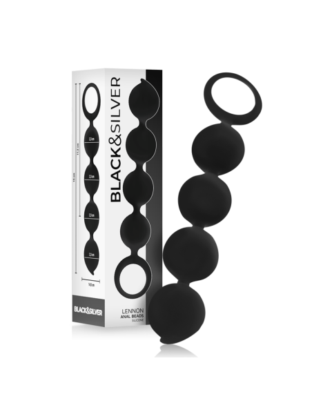 BLACKSILVER - LENNON ROSARIO ANAL 4 ESFERAS SILICONA 15 CM