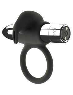 BLACKSILVER - BURTON RECHARGEABLE RING 10 VIBRATION MODES