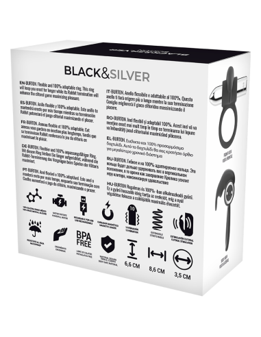 BLACKSILVER - BURTON RECHARGEABLE RING 10...