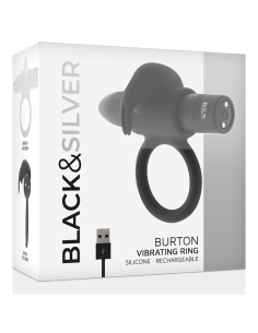 BLACKSILVER - BURTON RING 10 VIBRATION MODES BLACK 2