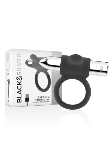 BLACKSILVER - CAMERON RECHARGEABLE RING SILVER
