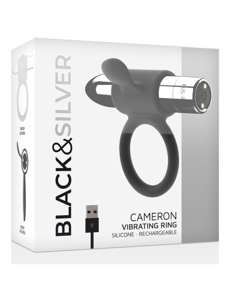 BLACKSILVER - CAMERON RECHARGEABLE RING SILVER