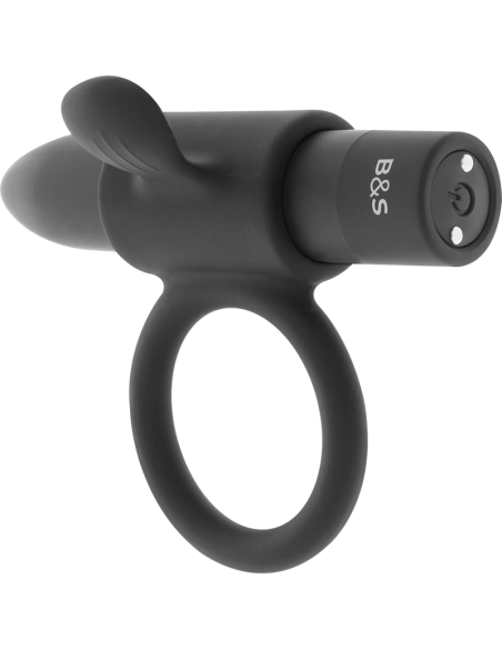 BLACKSILVER - CAMERON BLACK RECHARGEABLE RING