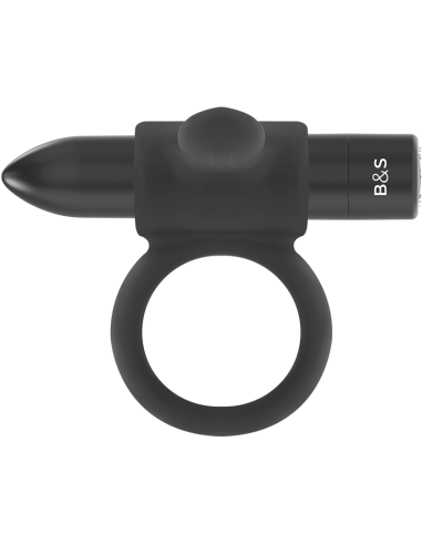 BLACKSILVER - CAMERON BLACK RECHARGEABLE RING