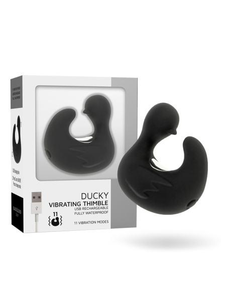 BLACKSILVER DEDAL PATO ESTIMULADOR DE SILICONA RECARGABLE DUCKYMANIA