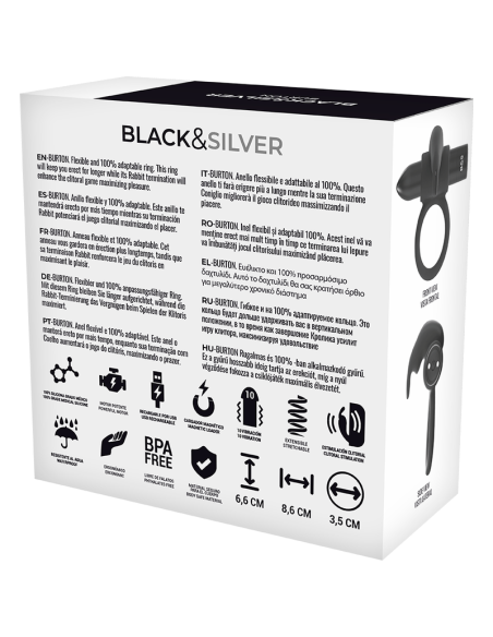 BLACKSILVER - BURTON REMOTE CONTROL COCKRING WATCHME