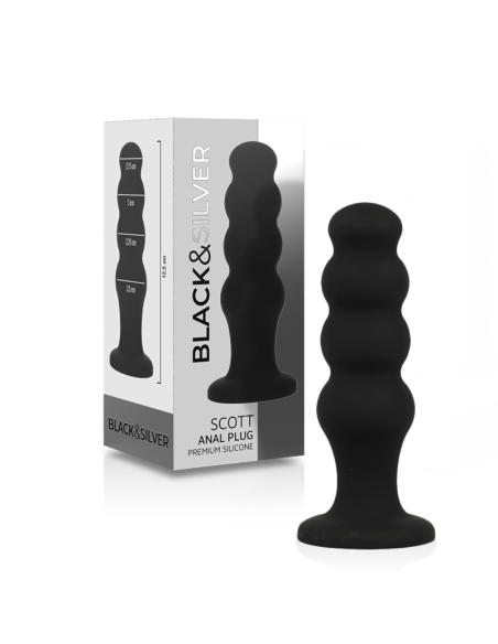 BLACKSILVER - SCOTT PLUG ANAL SILICONA PREMIUM NEGRO