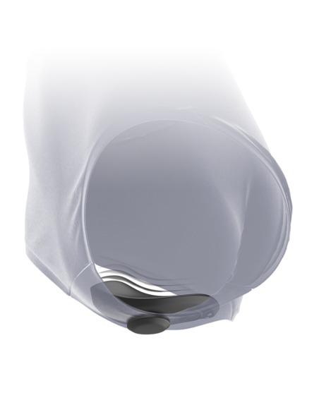 BLACKSILVER - PRESTON RECHARGEABLE SILICONE VIBRATOR PANTIE BLACK