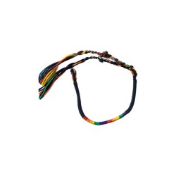 PRIDE - PULSERA CUERO BANDERA LGTB