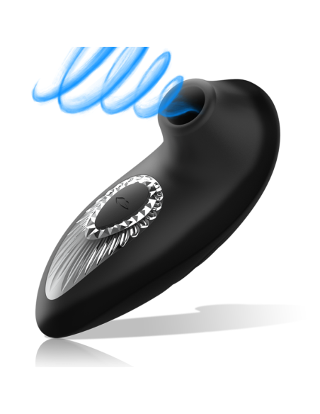 BLACKSILVER - DRAKE DELUXE SUCKING VIBE SILICONA RECARGABLE NEGRO