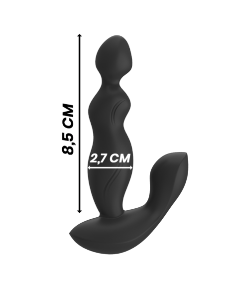 BLACKSILVER - CORA PLUG ANAL SILICONA CONTROL REMOTO