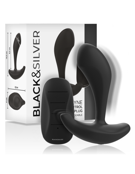BLACKSILVER - DWAYNE PLUG ANAL SILICONA CONTROL REMOTO