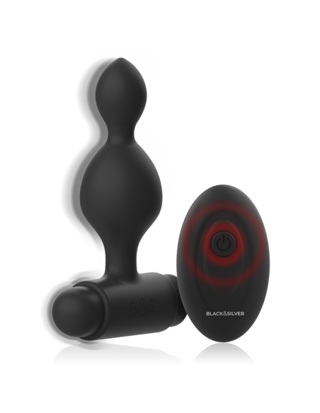 BLACKSILVER - TUCKER PEQUEÑO PLUG ANAL SILICONA CONTROL REMOTO