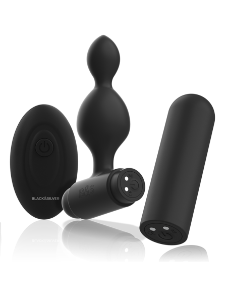BLACKSILVER - TUCKER PEQUEÑO PLUG ANAL SILICONA CONTROL REMOTO