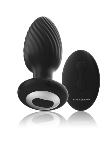 BLACKSILVER - WELLS PLUG ROTADOR ANAL SILICONA...