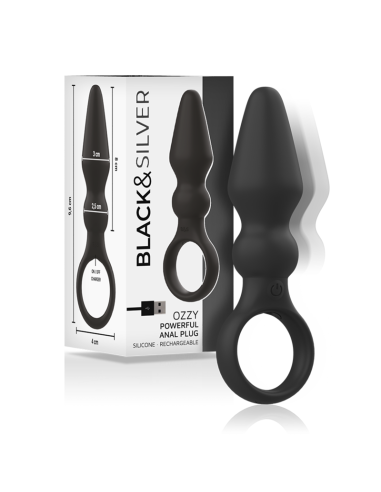 BLACKSILVER - OZZY POTENTE PLUG ANAL SILICONA