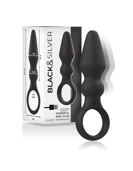 BLACKSILVER - OZZY POTENTE PLUG ANAL SILICONA