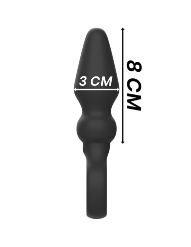 BLACKSILVER - OZZY POTENTE PLUG ANAL SILICONA