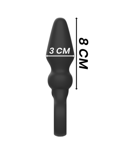 BLACKSILVER - OZZY POTENTE PLUG ANAL SILICONA