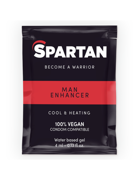 SPARTAN - GEL POTENCIADOR ERECCIÓN EFECTO FRÍO-CALOR 100% VEGANO 4ML