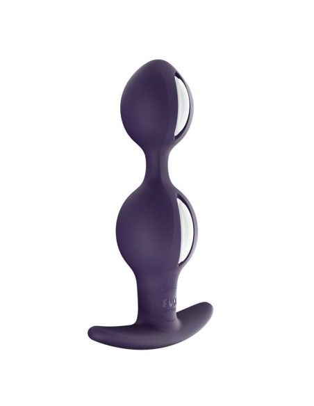 FUN FACTORY - B BALLS DUO BLANCO/VIOLETA OSCURO