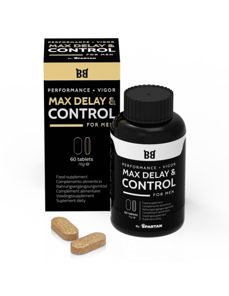 BLACKBULL BY SPARTAN - MAX DELAY  CONTROL MÁXIMO RENDIMIENTO PARA HOMBRE 60 CÁPSULAS