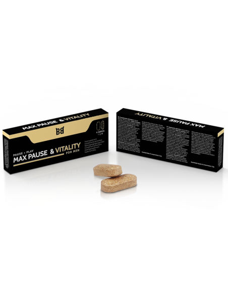 BLACKBULL BY SPARTAN - MAX PAUSE  VITALITY RETARDANTE PARA HOMBRE 4 CÁPSULAS