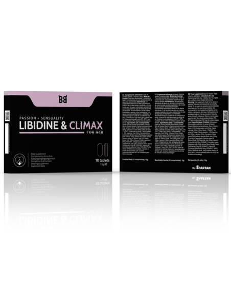 BLACKBULL BY SPARTAN - LIBIDINE  CLIMAX AUMENTO LÍBIDO PARA MUJER 10 CÁPSULAS