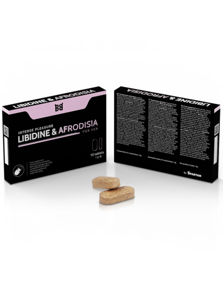 BLACKBULL BY SPARTAN - LIBIDINE  AFRODISIA PLACER INTENSO PARA MUJER 10 CÁPSULAS