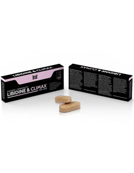 BLACKBULL BY SPARTAN - LIBIDINE  CLIMAX AUMENTO LÍBIDO PARA MUJER 4 CÁPSULAS