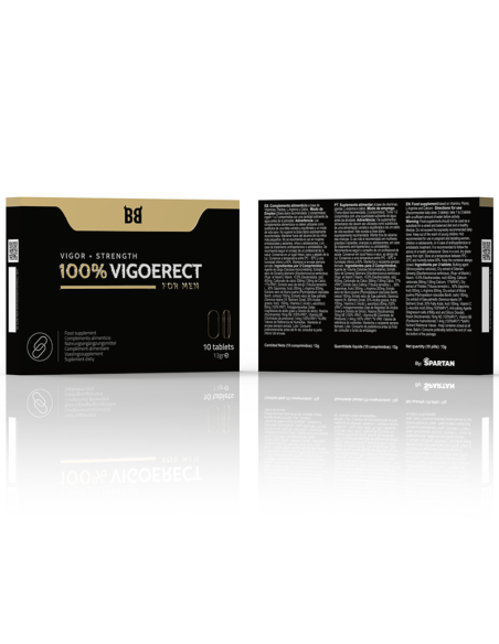 BLACKBULL BY SPARTAN - 100% VIGOERECT POTENCIADOR PARA HOMBRE 10 CÁPSULAS
