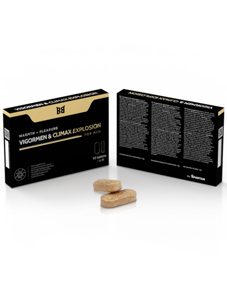 BLACKBULL BY SPARTAN - VIGORMEN  CLIMAX EXPLOSION MAYOR PLACER PARA HOMBRE 10 CÁPSULAS