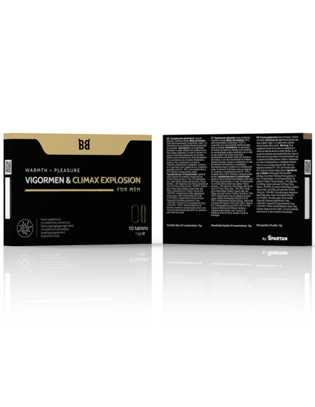 BLACKBULL BY SPARTAN - VIGORMEN  CLIMAX EXPLOSION MAYOR PLACER PARA HOMBRE 10 CÁPSULAS