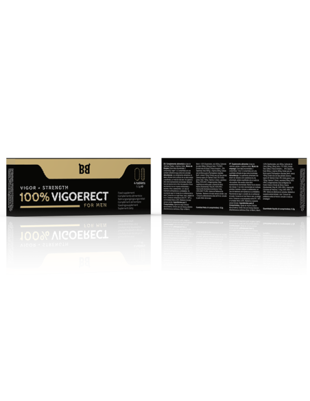 BLACKBULL BY SPARTAN - 100% VIGOERECT POTENCIADOR PARA HOMBRE 4 CÁPSULAS
