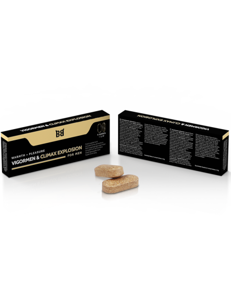 BLACKBULL BY SPARTAN - VIGORMEN  CLIMAX EXPLOSION MAYOR PLACER PARA HOMBRE 4 CÁPSULAS