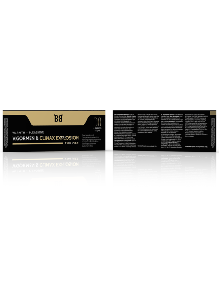 BLACKBULL BY SPARTAN - VIGORMEN  CLIMAX EXPLOSION MAYOR PLACER PARA HOMBRE 4 CÁPSULAS