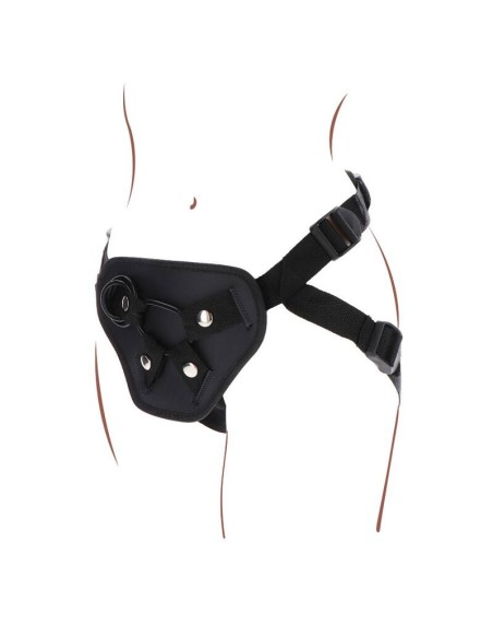 GET REAL - STRAP-ON DELUXE HARNESS BLACK