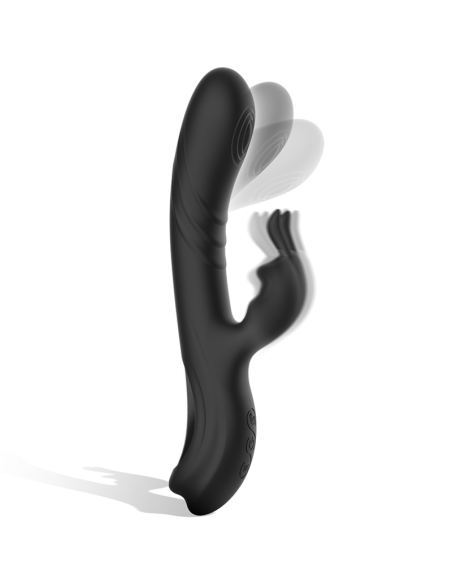 BLACKSILVER - JAMIE ESTIMULADOR RABBIT SILICONA RECARGABLE NEGRO