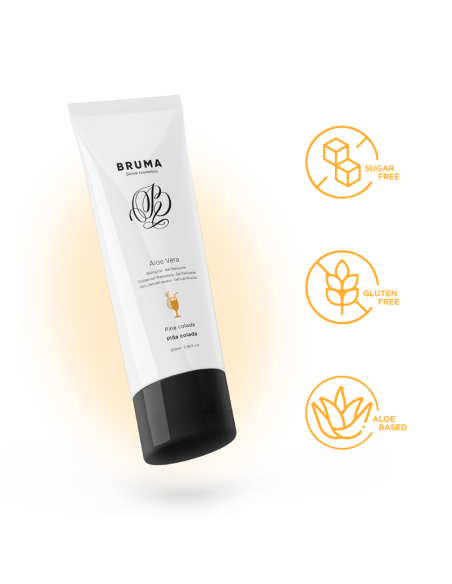 BRUMA - ALOE VERA SLIDING GEL PINA COLADA FLAVOR 100 ML