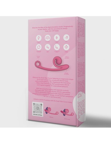 SNAIL VIBE CURVE VIBRADOR ROSA