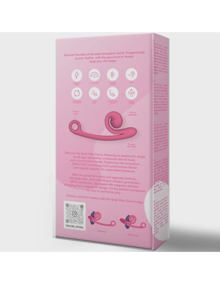 SNAIL VIBE CURVE VIBRADOR ROSA