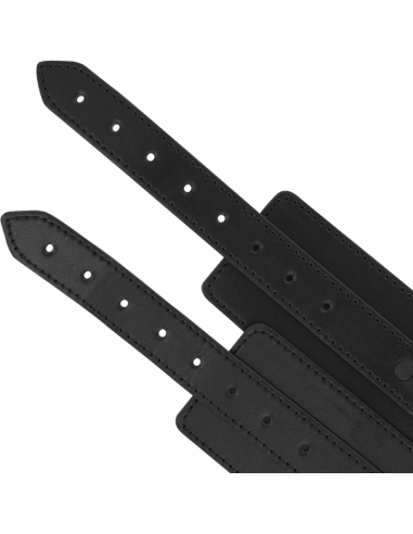 INTENSE FETISH - TOBILLERAS DE CUERO VEGANO