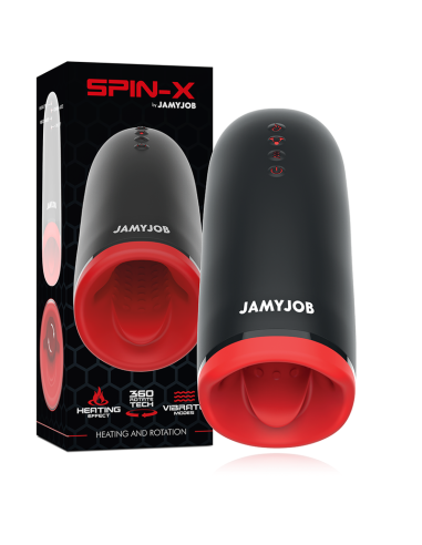 JAMYJOB - SPIN-X MASTURBADOR CON ROTACIÓN Y...