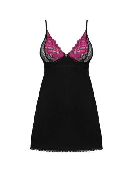 OBSESSIVE - ROSENTY CHEMISE  TANGA XS/S