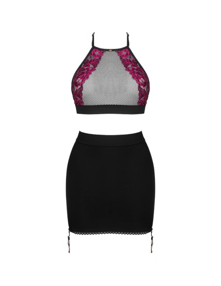OBSESSIVE - ROSENTY TOP  FALDA XS/S