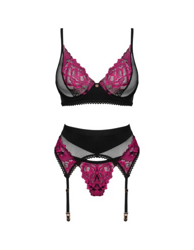 OBSESSIVE - ROSENTY SET TRES PIEZAS XS/S